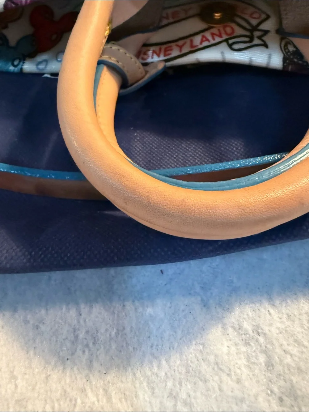 Dooney & Bourke White Multicolor Disney Mickey Satchel